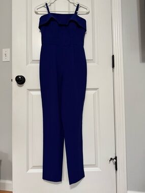 Vince Camuto Cobalt Blue Jumpsuit (with or without straps)